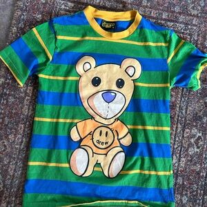 DREW Vibrant Striped Cotton Tee